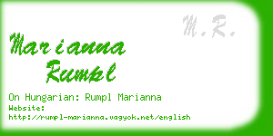 marianna rumpl business card